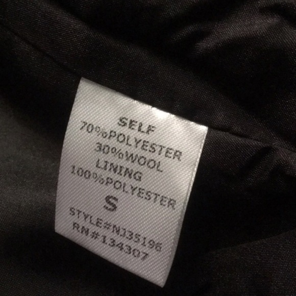 NWOT Wool Blend Oversized Blk/Wht Knitting Jacket - Picture 5 of 5